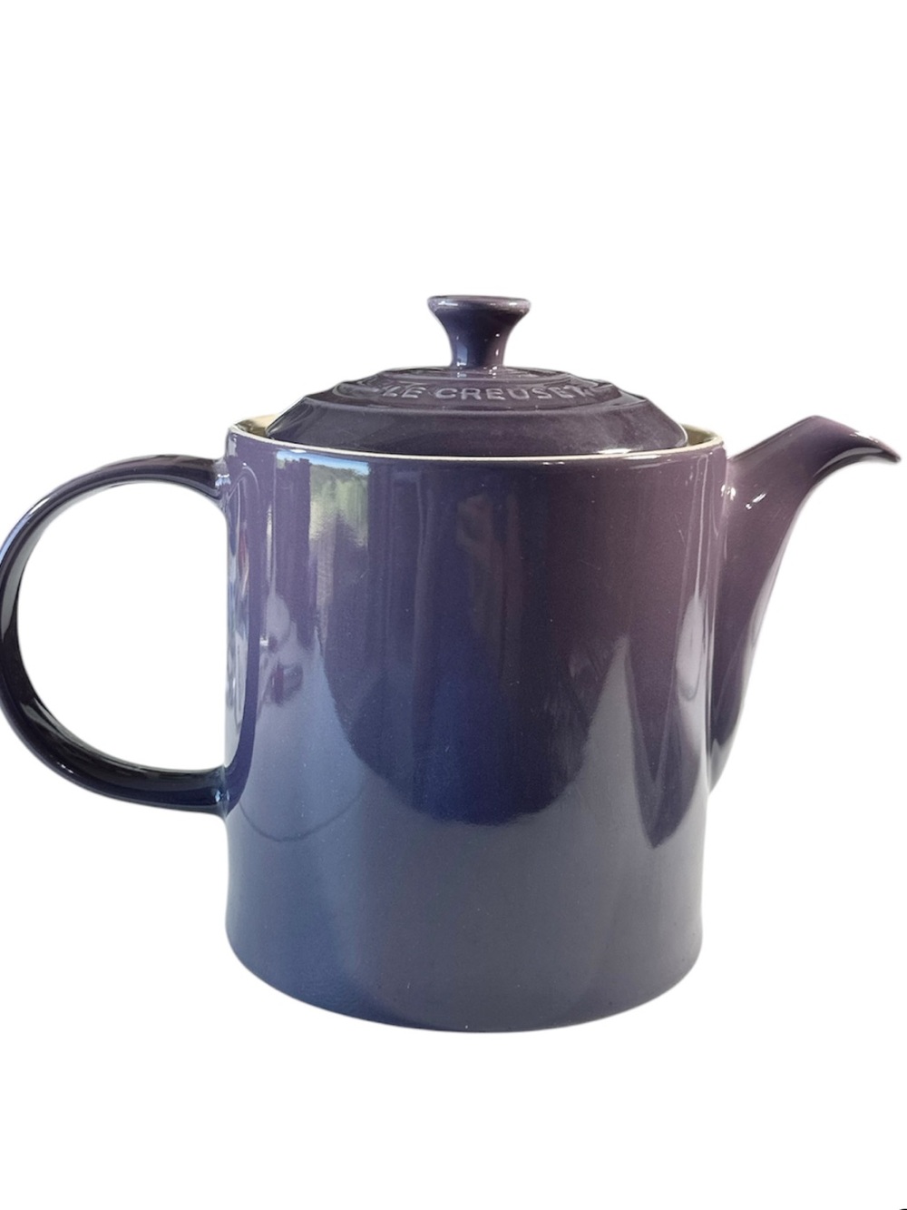 NEW Le Creuset RARE CASSIS GRAND TEAPOT - 1.3L